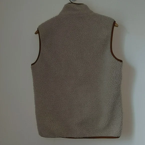 Penfield Size M Plush Lined Zip Front Sleeveless Vest - Picture 6 of 12